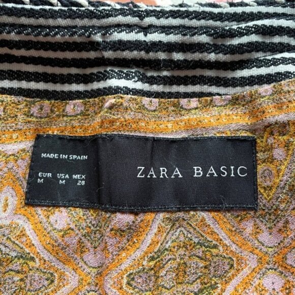 Zara Khaki Green Embroidered Open Kimono Robe Jacket - S/M 🇪🇸 - Picture 6 of 9